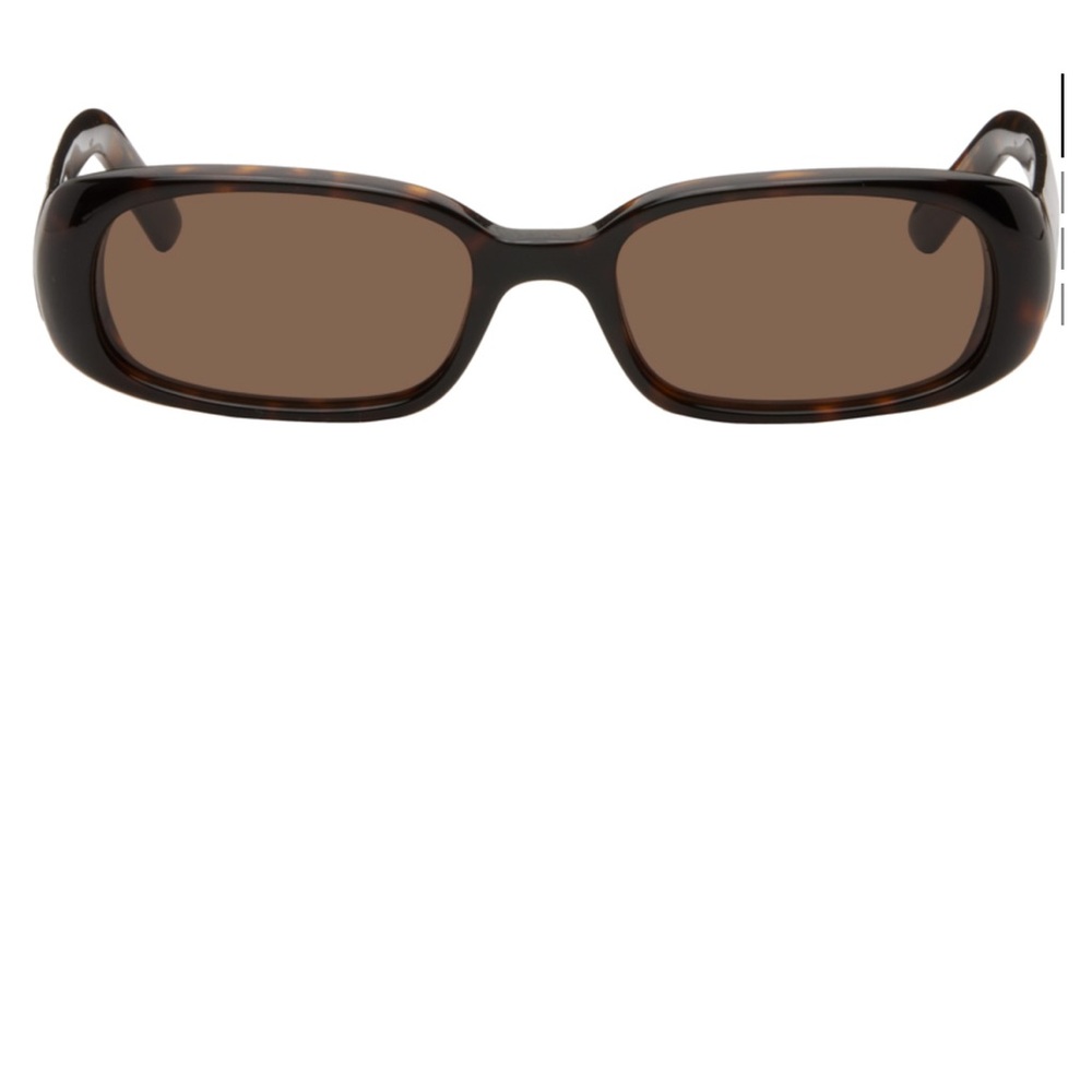 Chimi Brown Rectangular Sunglasses